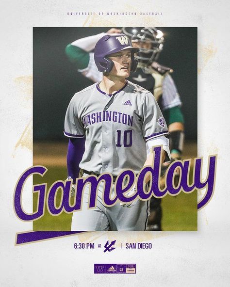 Softball Gameday Graphics, Baseball Game Day Graphics, College Baseball Graphics, Softball Graphic Design, Baseball Gameday Graphics, Baseball Social Media, Baseball Graphic Design, Game Day Graphics, Sports Marketing Design