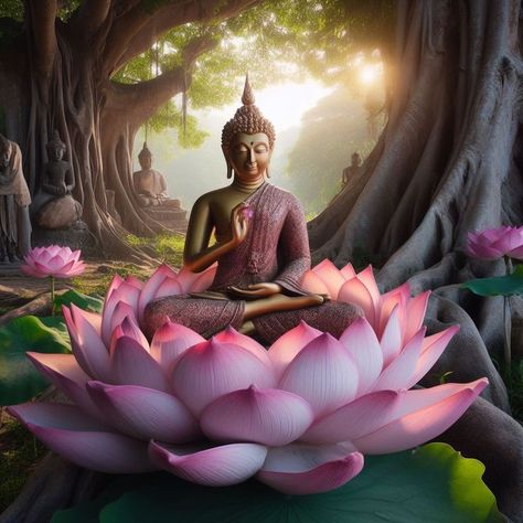 Thai Buddha, Spiritual Images, Lotus Art, Buddha Painting, Buddha Image, Buddha Art, Nature Pictures, 3d Art, Hd Wallpaper