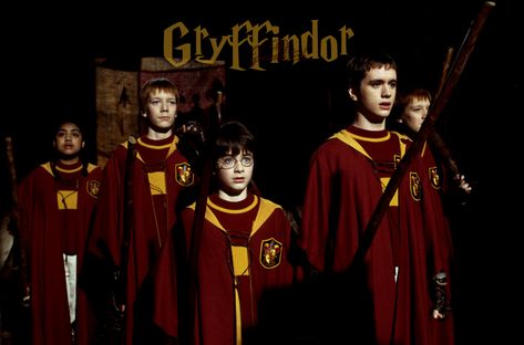 Gryffindor - Quidditch Team by StereoCatastrophe on DeviantArt Sean Biggerstaff, Quiz Harry Potter, Harry Potter Trivia Quiz, Harry Potter Kostüm, Daniel Radcliffe Emma Watson, Film Harry Potter, Robbie Coltrane, Harry Porter, Richard Harris