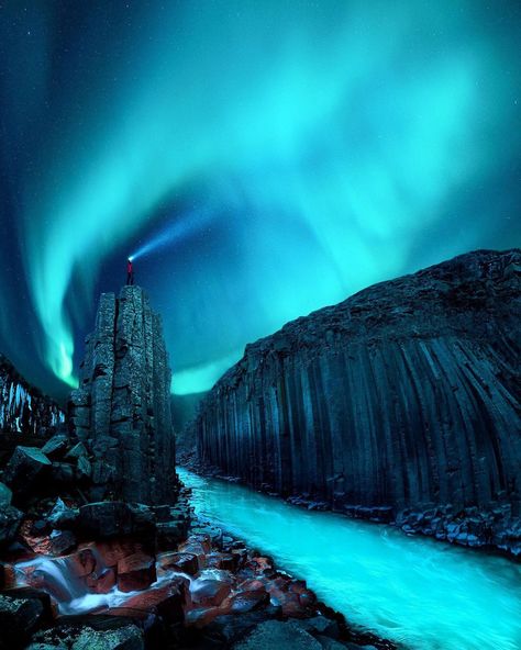 Ryan Newburn on Instagram: “‘The Glowing River’  I have been wanting to shoot this newly Instagram famous canyon since it became popular last year. But not just for…” Glowing River, Wallpaper Heaven, Photo Blend, Aurora Lights, Northern Light, Aurora Borealis Northern Lights, Nordland, Instagram Famous, See The Northern Lights