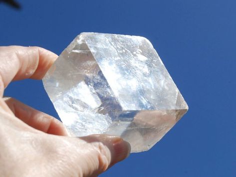 Clear Calcite: Complete Guide (2022) | Healing Crystals Co. Clear Calcite, Optical Calcite, Herkimer Diamond Jewelry, Cloudy Skies, Crystalline Structure, Sun Stone, The Vikings, Chemical Formula, Gemstone Meanings