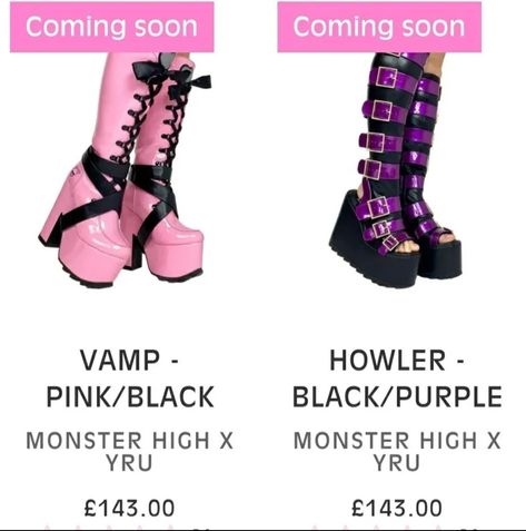 Monster High Shoes For People, Yru Shoes Monster High, Clawdeen Shoes, Monster High Heels, Monster High Merch, Fairygod Mother, Monster High Shoes, Monster High Halloween Costumes, Monster High Halloween