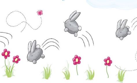 Bunny Hop Hopping Bunny Drawing, Bunny Hopping Drawing, Hopping Bunny, Bunny Hopping, Silly Rabbit, Bunny Drawing, Bunny Rabbits, Background Art, Book Ideas