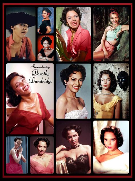 Dorthy Dandrige Aesthetic, Dorthy Dandrige, Dorothy Dandrige, Hollywood Photoshoot, Carmen Opera, Dorothy Dandridge, Black Outfit Men, Fashion Boards, Black Actresses