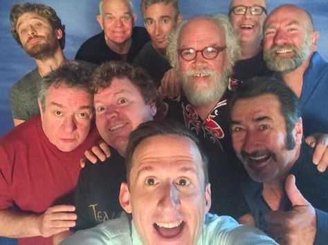 Adam Brown ‏@BrownAds The boys... Ken Stott, Dean O Gorman, Adam Brown, Dean O'gorman, Lotr Cast, Graham Mctavish, Concerning Hobbits, You Shall Not Pass, Tyler Oakley