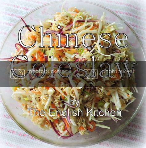 The English Kitchen: Chinese Coleslaw Sticky Lemon Chicken, Chinese Coleslaw, Sausage Meatballs, The English Kitchen, Cabbage And Bacon, Vinegar Uses, English Kitchen, Fried Cabbage, English Kitchens