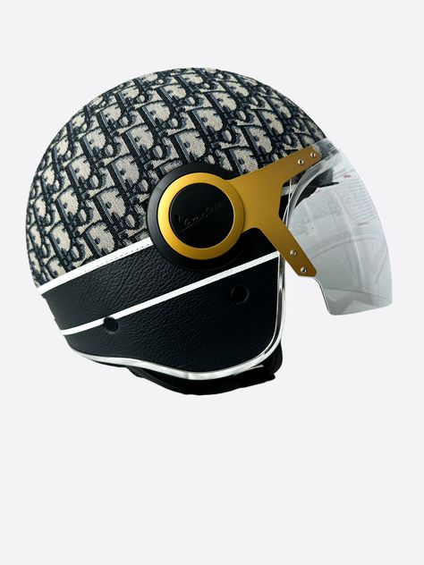 Dior Dior 946 Vespa Oblique Helmet | Grailed Dior Helmet, Vespa Helmet, Vespa Motorcycle, New Details, Motorcycle Helmets, Men's Accessories, Motocross, Formula 1, Accessories Shop