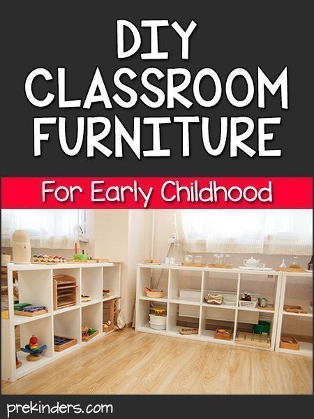 This easy way to create shelves for your classroom is budget friendly and a great organizational tool! PreKinders shares how to make affordable furniture that is modern and cute. Check out this DIY idea to keep your classroom looking organized and clean! Diy Preschool Classroom Furniture, Preschool Furniture Classroom, Preschool Cubby Ideas, Diy Preschool Classroom, Diy Preschool Classroom Decor, Classroom Cubby Ideas, Diy Classroom Cubbies, Classroom Furniture Ideas, Preschool Classroom Furniture