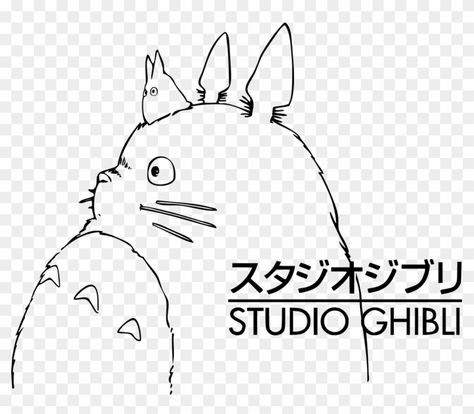 Totoro Transparent Png, Ghibli Tshirt Design, Studio Ghibli Tshirt Design, Studio Ghibli Transparent Png, Ghibli Studio Logo, Studio Ghibli Transparent, Ghibli Transparent, Studio Ghibli Svg, Studio Ghibli Design