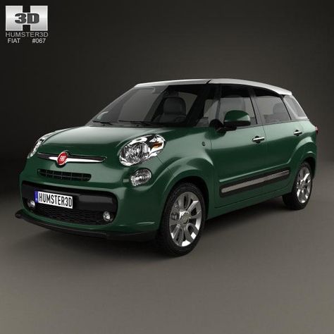 Fiat 500l, Fiat Cars, Living Photo, Real Car, Minimalist Business Cards, Perfect Photos, Free Cars, Fiat 500, 3d Design