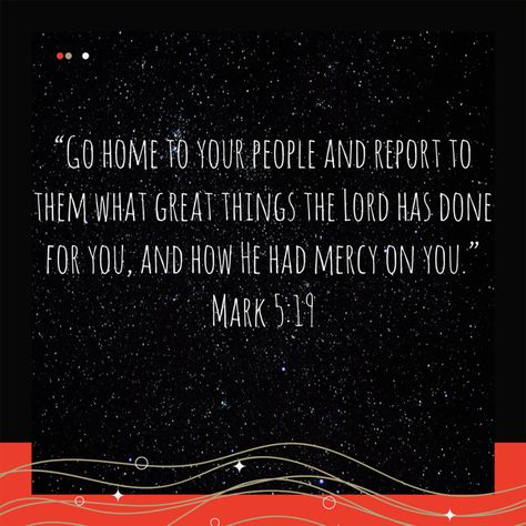 See What The Lord Has Done, Mark 5, Weird Holidays, March 17th, Verses Quotes, God Prayer, March 17, Christian Music, Spiritual Inspiration