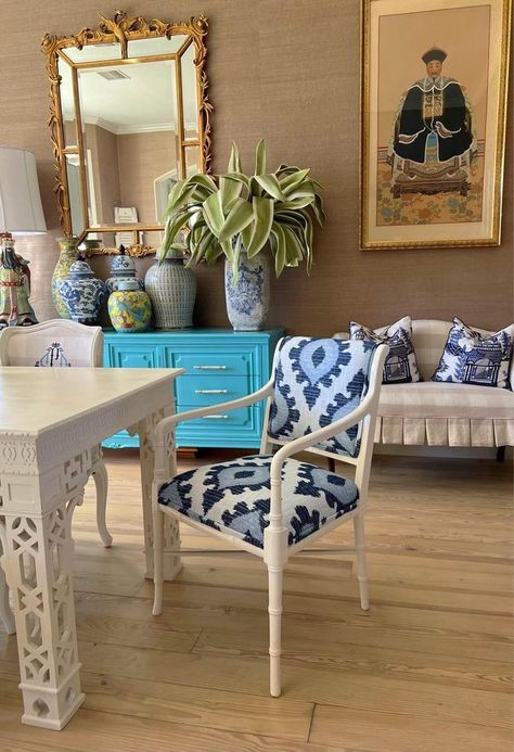 (20+) Marketplace - White Painted Faux Bamboo Armchair | Facebook Bamboo Chair Makeover, Bamboo Armchair, Hickory Furniture, Bamboo Chair, Hickory Chair, Rental House, Chair Makeover, Facebook Marketplace, Faux Bamboo