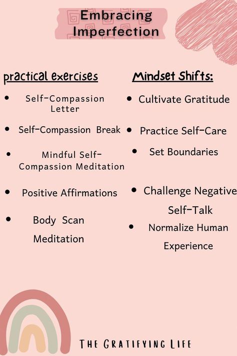 Embracing Imperfection, Mindful Self Compassion, Embrace Imperfections, Body Scanning, Pep Talks, Negative Self Talk, Saying Goodbye, Self Talk, Diy Skin Care