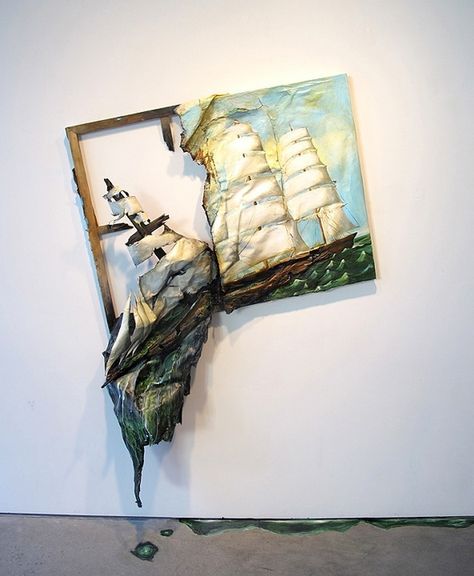 Valerie Hegarty, Sinking Ship, Art Amour, Art Et Illustration, Art And Illustration, Art Plastique, Installation Art, 3d Art, Love Art