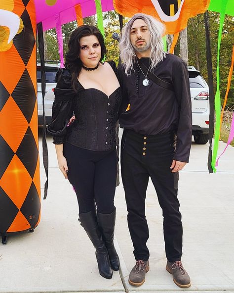 Witcher Couple Costume, The Witcher Halloween Costume, Witcher Halloween Costume, Couples Halloween Costumes, Couple Costume, Couples Costume, Sixth Form, Couples Halloween, The Underworld