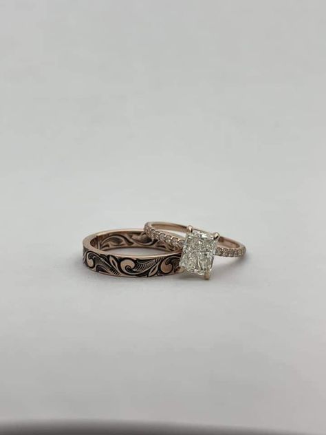 Couples Western Wedding Rings, Western Diamond Wedding Rings, Dainty Western Engagement Rings, Southern Wedding Ring, Unique Western Engagement Rings, Small Western Wedding Rings, Wedding Ring Country, Country Style Wedding Rings, Vintage Western Engagement Rings