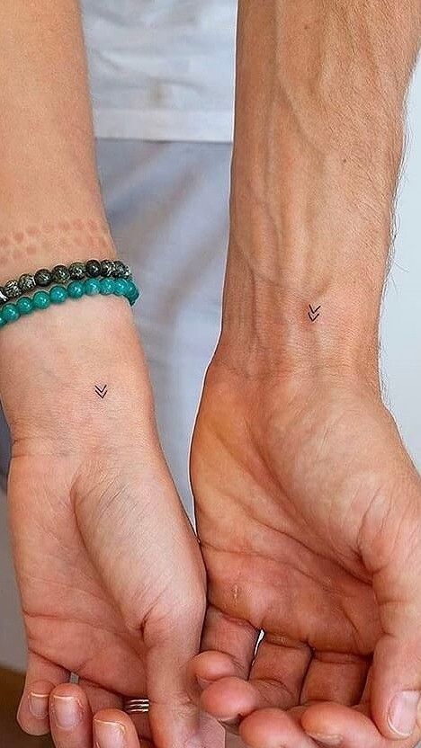 Tattoo Partner, Simple Couples Tattoos, Partner Tattoo, Dr Tattoo, Finger Tattoos For Couples, Partner Tattoos, Couple Tattoos Unique Meaningful, Best Couple Tattoos, Small Matching Tattoos