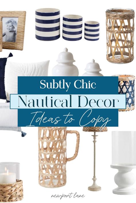 Nautical Color Scheme, Beach Decor Ideas, Modern Coastal Decor, Nautical Colors, Coastal Dining, Coastal Room, Classic Coastal, Coastal Interiors Design, Coastal Bathrooms