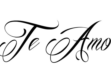 Tattoo Name Te Amo using the font style Mardian Te Amo In Cursive, Te Amo Tattoo Ideas, Amor Tattoo, Tattoo Name Fonts, Name Drawings, Cursive Tattoos, Drawings For Boyfriend, Create Your Own Tattoo, Chicano Lettering