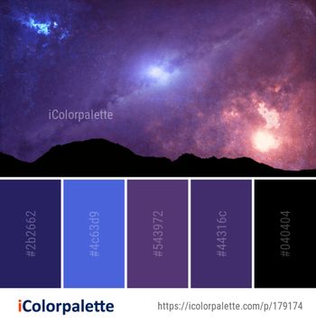 Space Sky, Color Palette Ideas, Space Universe, Palette Ideas, Color Theory, Color Card, Outer Space, Geology, New Color