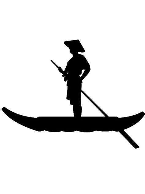 People in a boat stencils are useful for children and adults to create a variety of crafts. All the stencils of the people in the boat can be downloaded and printed for free. Boat Stencil, Spray Paint Stencils, Stencil Crafts, The Boat, Free Printable, Free Printables, To Create, Logo Design, Arts And Crafts