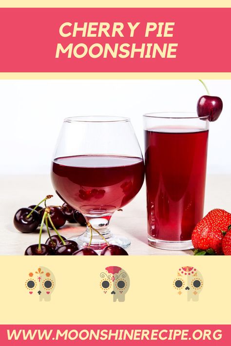 Cherry Pie Moonshine Recipe, Cherry Pie Moonshine, Flavored Moonshine Recipes, Moonshine Drink Recipes, Moonshine Cocktails, Moonshine Recipe, Homemade Gift Idea, Apple Pie Moonshine, Vodka Lime