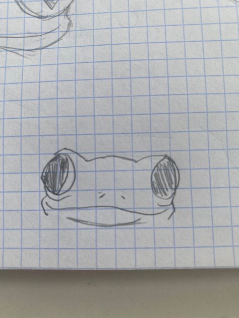 Simple Doodle Art Ideas, Easy Animal Drawings Sketches, Arm Doodles Easy, Silly Little Doodles, Drawings To Do When Bored, Drawing Astethic, Random Doodles Easy, Silly Doodles Easy, Frog Doodle