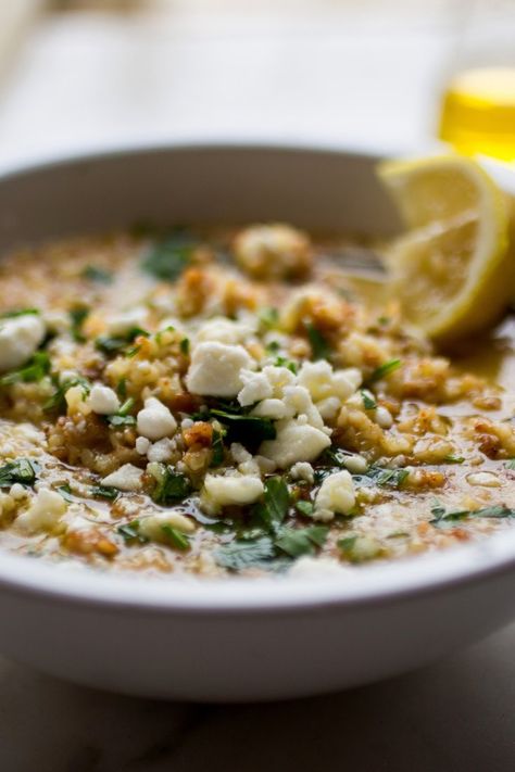 NYT Cooking: This is just about the simplest dish to make with trahana, yet I find it incredibly satisfying and refreshing. I like it both hot and cold; it is cooling on a hot summer day and comforting on a cool one (we were in the middle of a bad heat wave when I was testing this week’s recipes). The soup is adapted from a recipe in Diane Kochilas’s new cookbook: “Ikar... Tarhana Soup, Pylos Greece, Veg Soups, Mediterranean Vegan, Nyt Recipes, Bosnian Food, Diane Kochilas, Soup With Lemon, Veg Stock