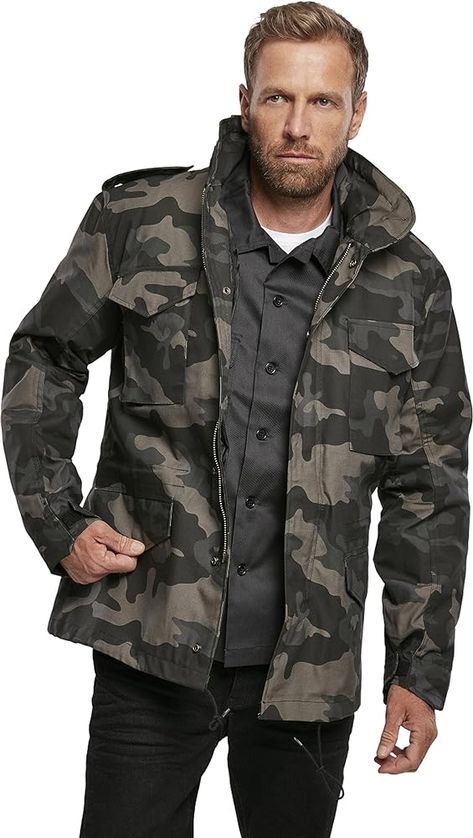 Brandit Men's M-65 Classic Jacket Olive : Amazon.ca: Clothing, Shoes & Accessories Luxurious Outfits, Army Fashion, Classic Jacket, Autumn Style, Casual Style Outfits, Outerwear Coats, Fashion Styles, Camouflage, Casual Style