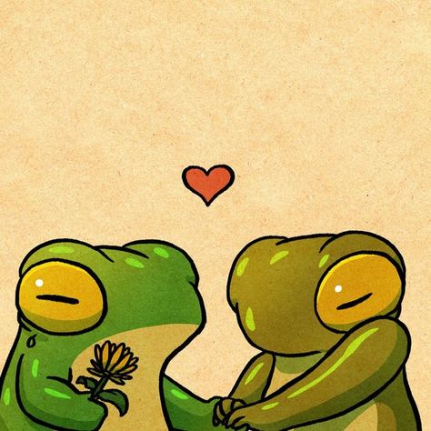 Ding Hu Art on Instagram: "Aww  #frogart #goblincore #love #frog #cuteart" Green Art Ideas, Frog Love, Birthday Painting, Frog Illustration, Frog Tattoos, Frog Pictures, Cocoppa Wallpaper, Frog Art, Cute Animal Drawings Kawaii