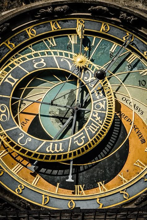 Astronomical Clock | Prague | Alfons | Flickr Old Inventions, Prague Clock, Time Portal, Prague Astronomical Clock, Sun Tarot Card, Interstellar Space, Astronomical Clock, Change Time, Light Codes