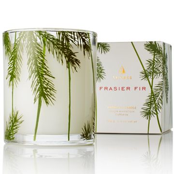 Frasier Fir Scent - Best Christmas Candle of all time! Thymes Frasier Fir, Decorative Glass Jars, Pine Candle, Christmas Tree Scent, Frasier Fir, Aromatic Candles, Glass Jar Candles, Holiday Candles, Halloween Vintage