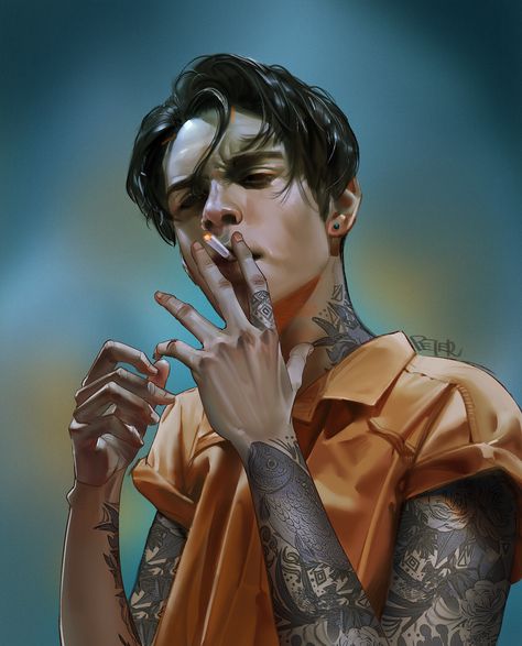 Modern Character Art, Cyberpunk Character Art Male, Xiao Art, Modern Dnd, Cyberpunk Character Art, Cyberpunk Male, Vampire Masquerade, Character Inspiration Male, Arte Cyberpunk