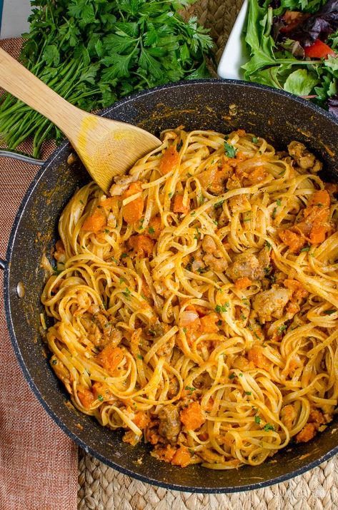 Butternut Squash Recipes Healthy, Paprika Recipes, Best Pasta Dishes, Chicken And Butternut Squash, Butternut Squash Pasta, Squash Pasta, Paprika Chicken, Butternut Squash Recipes, Syn Free