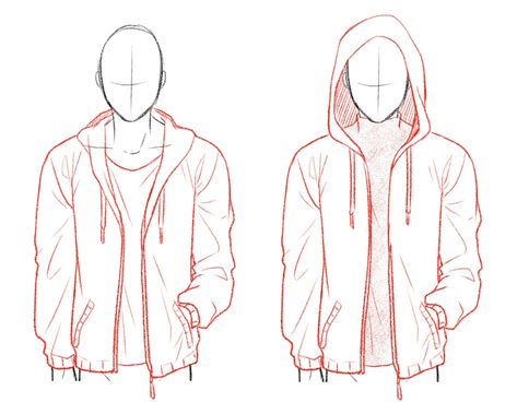 Drawing A Hoodie Reference, Hoodies Art Reference, Anime Hoodie Outfit Drawing, Hoodie Oc Drawing, Person With Hoodie Reference, Hoodie Outfit Reference Drawing, Someone Wearing A Hoodie Drawing, Guy In Hoodie Sketch, Unzipped Jacket Drawing Reference