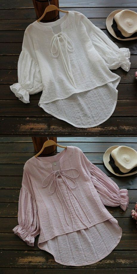 [SponsoredPost] | | #womentopsdesign Áo Blu, Cotton Tops Designs, Women Blouses Fashion, Fashion Top Outfits, Trendy Dress Outfits, Fashion Tops Blouse, Sleeves Designs For Dresses, Trendy Fashion Tops, Stylish Dresses For Girls