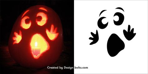 10 Easy Halloween Pumpkin Carving Stencils, Patterns & Printables for Kids 2016 Large Pumpkin Carving Ideas Easy, Simple Pumpkin Carving Templates, Simple Pumpkin Carving Stencils, Scary Pumpkin Carving Ideas Templates Free Printable, Stencil For Pumpkin Carving, Jackolantern Stencil, Ghost Pumpkin Carving Templates, Pumpkin Carving Easy Cute, Easy Pumpkin Carving Templates