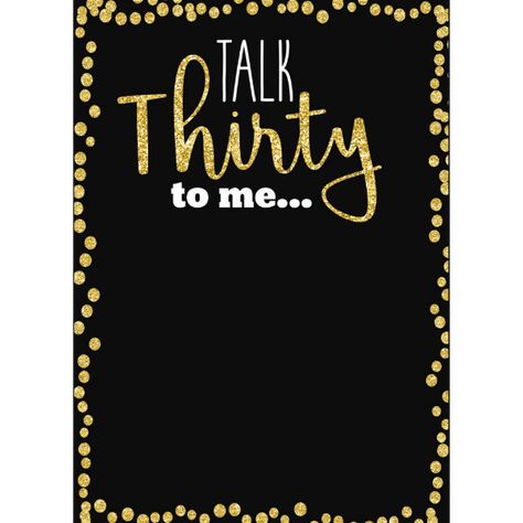 Dirty Thirty Party, Talk Thirty To Me, 30th Birthday Invitations, Dirty Thirty, Party Decor Ideas, Party Invite Template, 30th Birthday, Invitation Zazzle, Gold Glitter