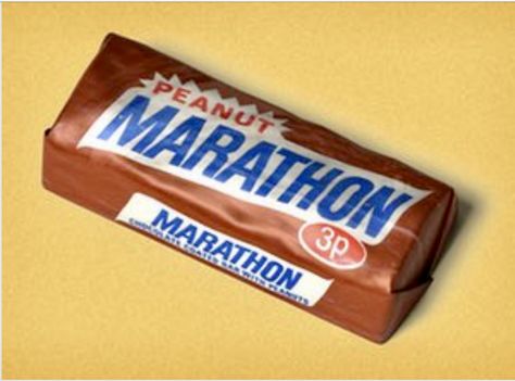 Marathon chocolate bar - Now known as Snickers 80s Sweets, Old Sweets, British Sweets, Vintage Sweets, 1970s Childhood, Retro Sweets, Childhood Memories 70s, Childhood Days, My Childhood Memories