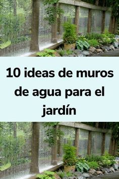 10 ideas de muros de agua para el jardín Ideas Para El Patio, Piscinas Pequeñas, Airbnb Ideas, Sweet House, Ideas Casa, Backyard Landscaping Designs, Backyard Landscaping, Happy Places, Landscape Design