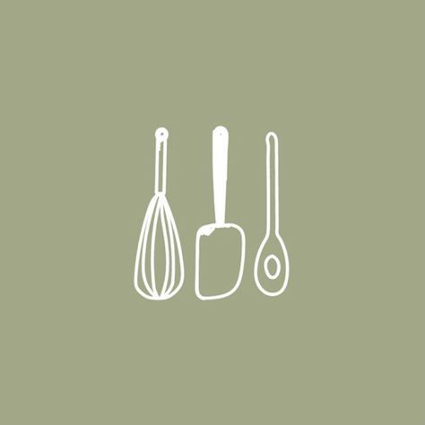 Utensil icon for cooking apps Cooking Icon, Cooking Fever, How To Cook Greens, Kitchen Icon, Baking Logo, Instagram Feed Planner, Cooking App, Planner Icons, Green Highlights