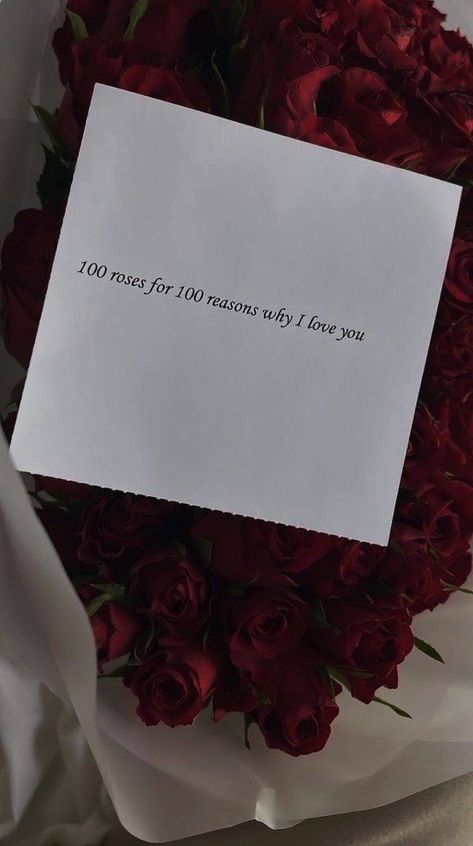 100 Reasons Why I Love You, 100 Roses, Giving Flowers, Reasons Why I Love You, Red Rose Bouquet, Boquette Flowers, Nothing But Flowers, Romantic Gestures, Flower Therapy