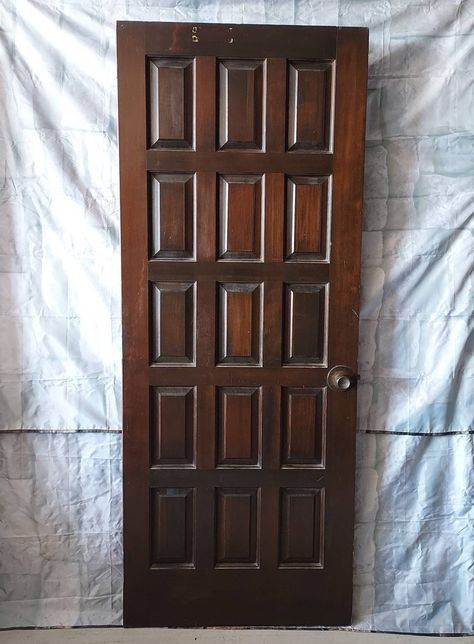 Mid Century Spanish Style, Wood Interior Door, Solid Wood Interior Door, Wooden Interior, Wooden Doors Interior, Spanish Style Home, Wood Interior, Front Entry Doors, Old Door