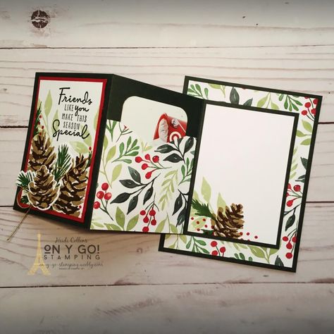 Gift Card Holders Stampin Up, Diy Gift Card Holder, Birthday Gift Card Holder, Gift Card Holder Diy, Christmas Gift Card Holder, Arte Aesthetic, Gift Cards Money, Christmas Gift Card Holders, Handmade Christmas Card