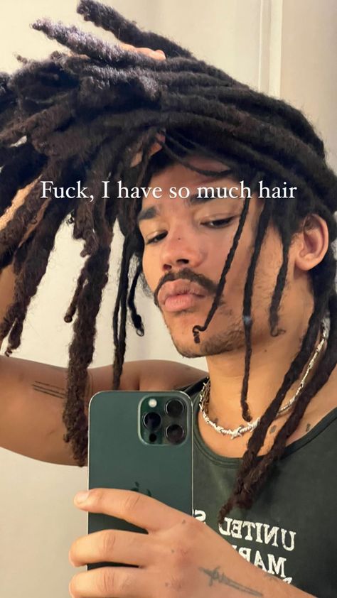 Luka Sabbat Wallpaper, Locs With Headband, Lucas Sabbat, Locs Headband, Luca Sabbat, Lukka Sabbat, Long Curly Hair Men, Luka Sabbat, Dread Braids