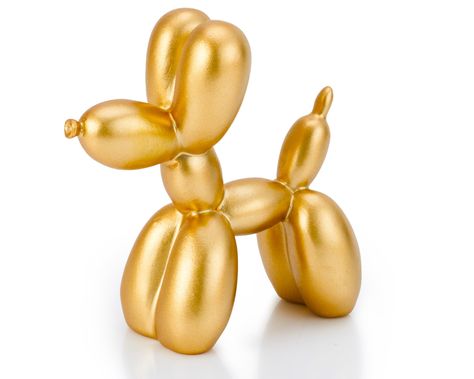 PRICES MAY VARY. 【Tiny and cute balloon dog】The size of the cute little balloon dog statue is 4×1.9×4 inch/10.16×4.8×10.16 cm(L×W×H) Little dog fits in the palm of your hand. Be aware, this is a miniature balloon dog which will fit in the palm of an adult’s hand. 【Cute balloon dog decor】Funny little balloon dog sculpture for my work desk. I love these whimsical balloon dogs. What a great little addition to my night stand. I think they bring both an eclectic & modern look to a space. 【Balloon dog Gold Balloon Dog, Dog Statue Decor, Dog Fits, Decor For Desk, Nostalgic Decor, Balloon Dog Sculpture, Shelves Decor, Statue Decor, Nick Nacks