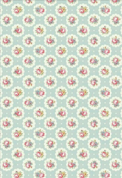 Cath Kidston Wallpaper, Wallpaper Iphone Vintage, Paper Iphone, Shabby Chic Wallpaper, New Wallpaper Iphone, Vintage Flowers Wallpaper, Chic Wallpaper, Paper Vintage, Decoupage Vintage