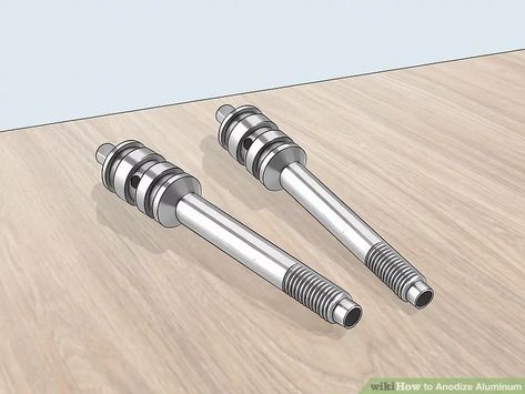 How to Anodize Aluminum (with Pictures) - wikiHow Electroplating Diy, Aluminum Fabrication, Speaker Projects, Tractor Idea, Aluminum Tray, Technology Hacks, Metal Working Projects, Crystal Structure, Metal Etching