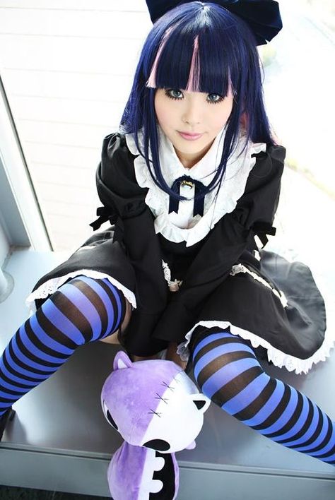 Kasane 2000s Cosplay, Stocking Cosplay, Stocking Anarchy, American Cartoons, Kei Fashion, Jirai Kei, Fashion Tights, Girls Show, Best Cosplay