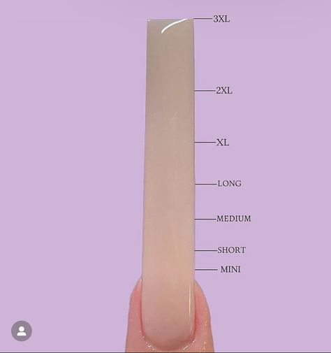 Length Of Acrylic Nails Chart, Nails Sizes Shape Chart, Nails For Back To School Acrylic Long, Acrylic Nails Sizes Chart Length, Nails Acrylic Length Chart, Acrylic Nails Length Chart Square, Acrylic Nail Sizes Chart Length, Length Nails Chart, Acrylic Length Chart